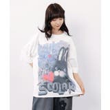 もこもこラビル柄Tシャツ | ScoLar | 詳細画像2