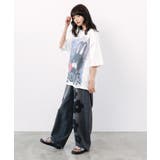 もこもこラビル柄Tシャツ | ScoLar | 詳細画像5
