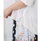 パステル調サングラスガール柄 レーヨンシャツ | ScoLar | 詳細画像7