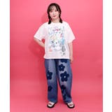 画家スカラーちゃん ネコ柄Tシャツ | ScoLar | 詳細画像1