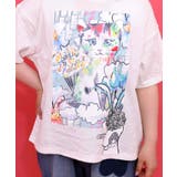 画家スカラーちゃん ネコ柄Tシャツ | ScoLar | 詳細画像5
