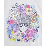 お花に埋もれるスカラーちゃん ジャガードTシャツ | ScoLar | 詳細画像5