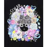 お花に埋もれるスカラーちゃん ジャガードTシャツ | ScoLar | 詳細画像6