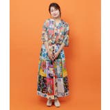スカラー ポスターコラージュ柄or花ネコ柄シャツ | ScoLar | 詳細画像1