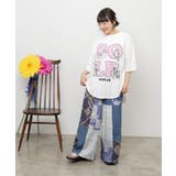 ドットスカラー わんにゃん柄Tシャツ | ScoLar | 詳細画像1