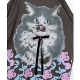 リボン付き もふもふハチワレネコ柄Tシャツ | ScoLar | 詳細画像12