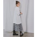 ダークメルヘン×チェック柄 チュール裾切替ワンピース | ScoLar | 詳細画像3