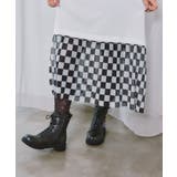 ダークメルヘン×チェック柄 チュール裾切替ワンピース | ScoLar | 詳細画像6