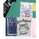 配色パッチワーク風切替Tシャツ | ScoLar | 詳細画像14 