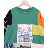 配色パッチワーク風切替Tシャツ | ScoLar | 詳細画像15 