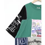 配色パッチワーク風切替Tシャツ | ScoLar | 詳細画像16 