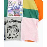 配色パッチワーク風切替Tシャツ | ScoLar | 詳細画像19 