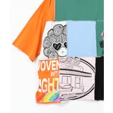 配色パッチワーク風切替Tシャツ | ScoLar | 詳細画像20 