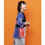 配色パッチワーク風切替Tシャツ | ScoLar | 詳細画像5 