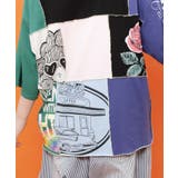 配色パッチワーク風切替Tシャツ | ScoLar | 詳細画像8 