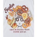 スカラーちゃんベーカリー柄Tシャツ | ScoLar | 詳細画像7