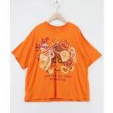 オレンジ | スカラーちゃんベーカリー柄Tシャツ | ScoLar