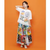 いろんなフード柄 裾レースTシャツ | ScoLar | 詳細画像2