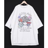 オフホワイト | きのこスカラーちゃん柄チュニック | ScoLar