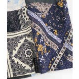 レース×バンダナ柄×花柄 パッチワーク風デニムパンツ | ScoLar | 詳細画像18