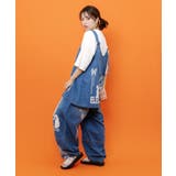 ロゴ半ラバープリント デニムorヒッコリーパンツ | ScoLar | 詳細画像11