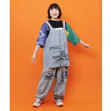 ロゴ半ラバープリント デニムorヒッコリーパンツ | ScoLar | 詳細画像2