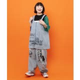 ロゴ半ラバープリント デニムorヒッコリー2wayベスト | ScoLar | 詳細画像2
