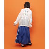 ネコ柄ラインテープ入り バルーンスカート | ScoLar | 詳細画像4