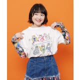 オフホワイト | おしゃれネコ柄 接触冷感Tシャツ | ScoLar