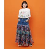 おしゃれネコ柄 接触冷感Tシャツ | ScoLar | 詳細画像1
