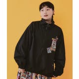 ブラック | なめこ×ScoLar クラシックダイナー パッカブルブルゾン | ScoLar