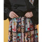 なめこ×ScoLar クラシックダイナー 総柄スカート | ScoLar | 詳細画像4