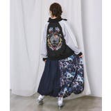 異素材使いドロスト付きバルーンスカート | ScoLar | 詳細画像3