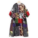 POPコラージュ総柄シャツワンピース | ScoLar | 詳細画像9