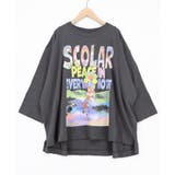 チャコールグレー | スカラーピース柄 ドルマンプルオーバー | ScoLar