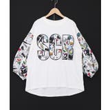 オフホワイト | SCRアップリケロゴ 袖切替プルオーバー | ScoLar