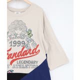 アメリカン風ロゴ 配色Tシャツワンピース | ScoLar | 詳細画像13