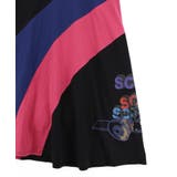 アメリカン風ロゴ 配色Tシャツワンピース | ScoLar | 詳細画像15