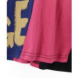 アメリカン風ロゴ 配色Tシャツワンピース | ScoLar | 詳細画像16