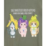 フルーツにゃんず柄 Tシャツ | ScoLar | 詳細画像11