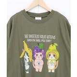 フルーツにゃんず柄 Tシャツ | ScoLar | 詳細画像12