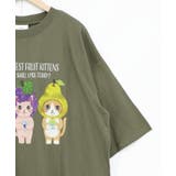 フルーツにゃんず柄 Tシャツ | ScoLar | 詳細画像13