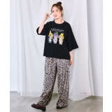 フルーツにゃんず柄 Tシャツ | ScoLar | 詳細画像1