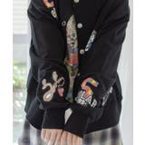ワッペン風刺繍 2wayカーディガン | ScoLar | 詳細画像8