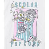 ポップコーン柄 ロングスリーブTシャツ | ScoLar | 詳細画像10