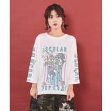 ポップコーン柄 ロングスリーブTシャツ | ScoLar | 詳細画像2