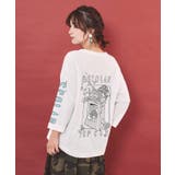 ポップコーン柄 ロングスリーブTシャツ | ScoLar | 詳細画像4