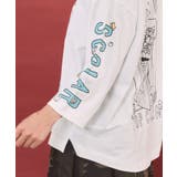 ポップコーン柄 ロングスリーブTシャツ | ScoLar | 詳細画像6