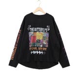 ブラック | 袖プリント入り コラージュ柄プルオーバー | ScoLar