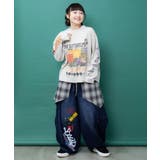 袖プリント入り コラージュ柄プルオーバー | ScoLar | 詳細画像1